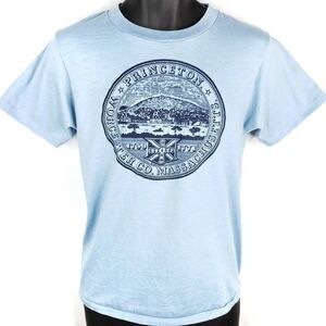 Princeton Massachusetts T Shirt Vintage 80s Worcester County 50/50 Made In USA M